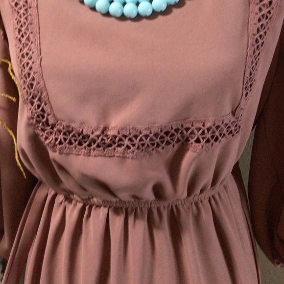 POLAGRAM Pink BLUSH DRESS - Picture 7 of 7